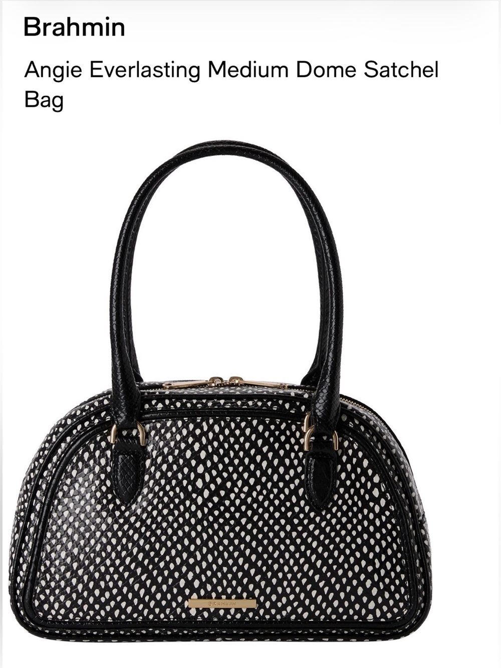 Brahmin Angie Everlasting MD Dome Satchel.